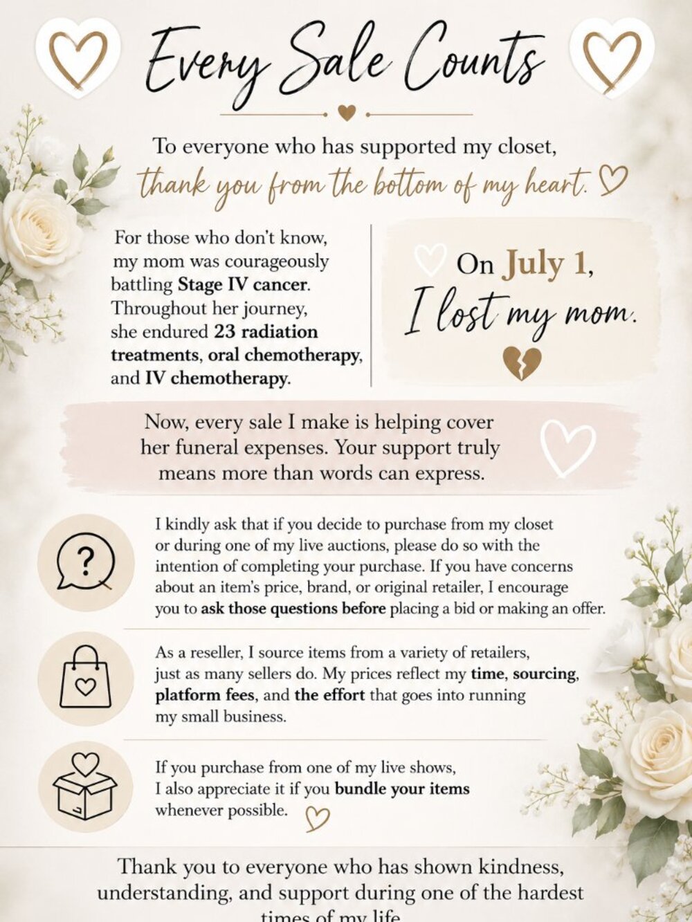 Statement about my closet